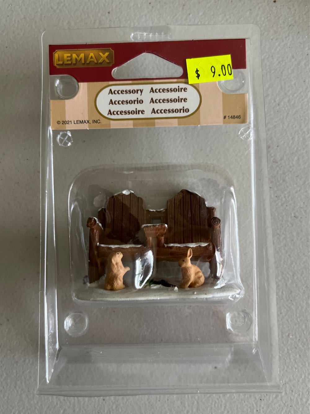 Lemax Winter Adirondack  ornament collectible [Barcode 728162148469] - Main Image 1