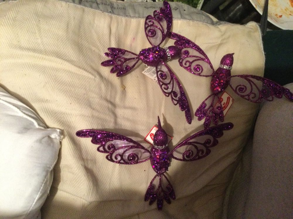 Hummingbird Violet - Holiday Time ornament collectible - Main Image 2