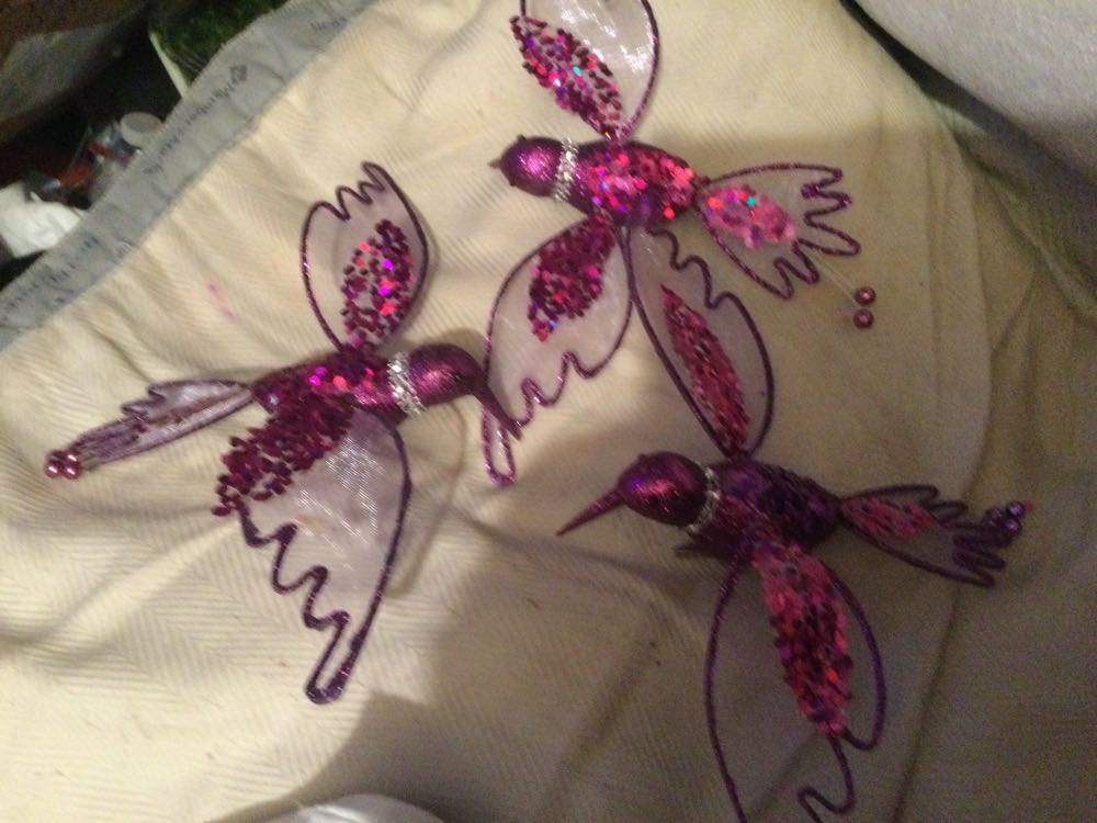 Hummingbird Violet - Holiday Time ornament collectible - Main Image 3