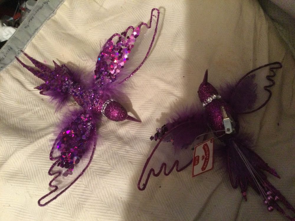 Hummingbird Violet - Holiday Time ornament collectible - Main Image 2