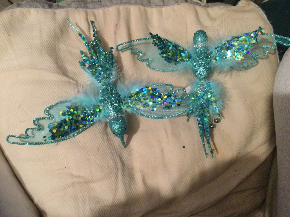 Hummingbird Turquoise - Holiday Time ornament collectible - Main Image 3