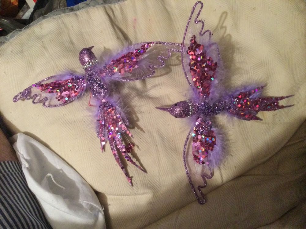 Hummingbird Lavender - Holiday Time ornament collectible - Main Image 3