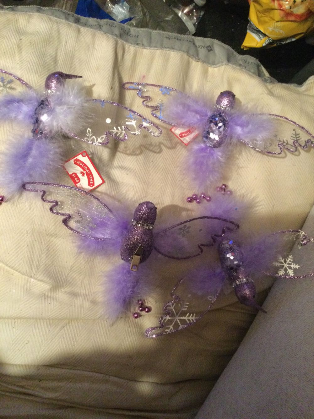 Hummingbird Lavender - Holiday Time ornament collectible - Main Image 2