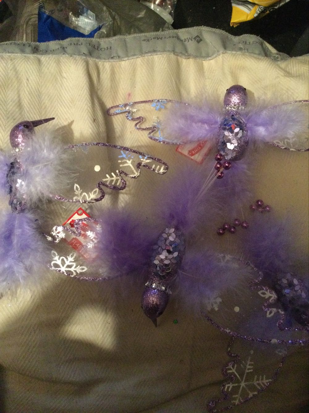 Hummingbird Lavender - Holiday Time ornament collectible - Main Image 3