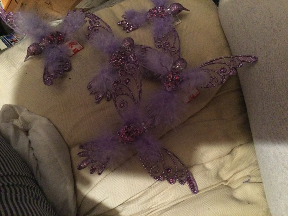 Hummingbird Lavender - Holiday Time ornament collectible - Main Image 3