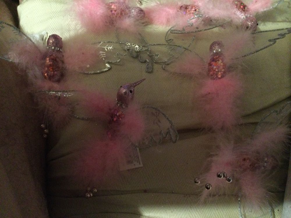 Hummingbird Pink - Holiday Time ornament collectible - Main Image 3