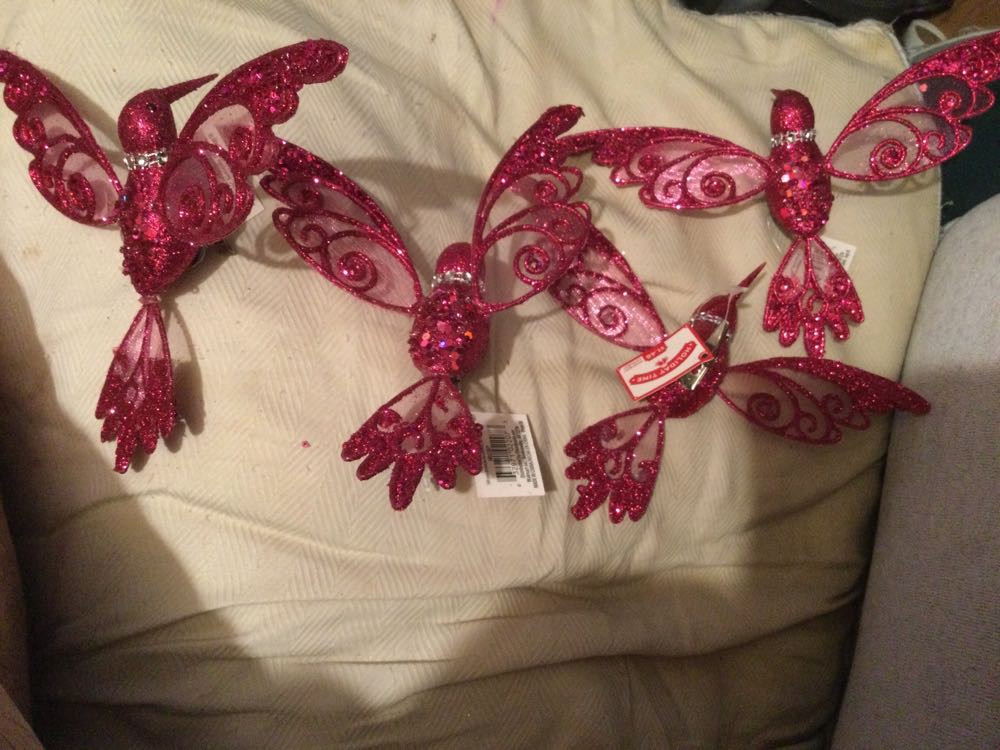 Hummingbird Magenta - Holiday Time ornament collectible - Main Image 2