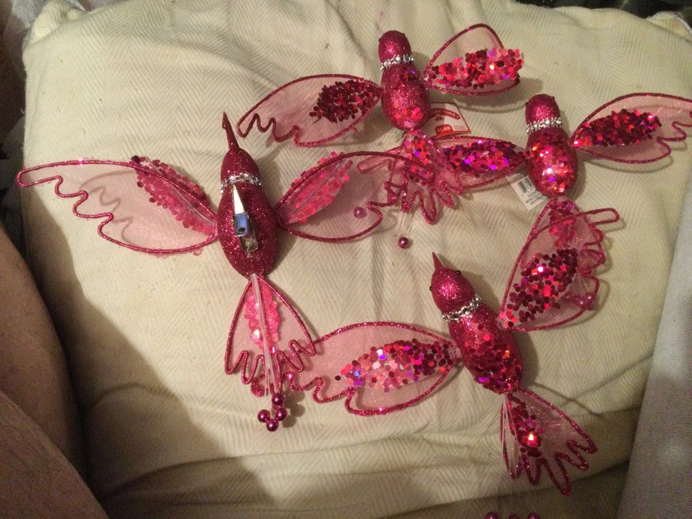 Hummingbird Magenta - Holiday Time ornament collectible - Main Image 3