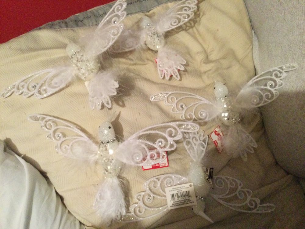 Hummingbird White - Holiday Time ornament collectible - Main Image 2