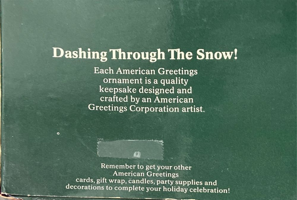 Dashing Through The Snow!  ornament collectible - Main Image 3