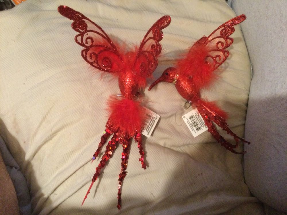 Hummingbird Red - Holiday Time ornament collectible - Main Image 3
