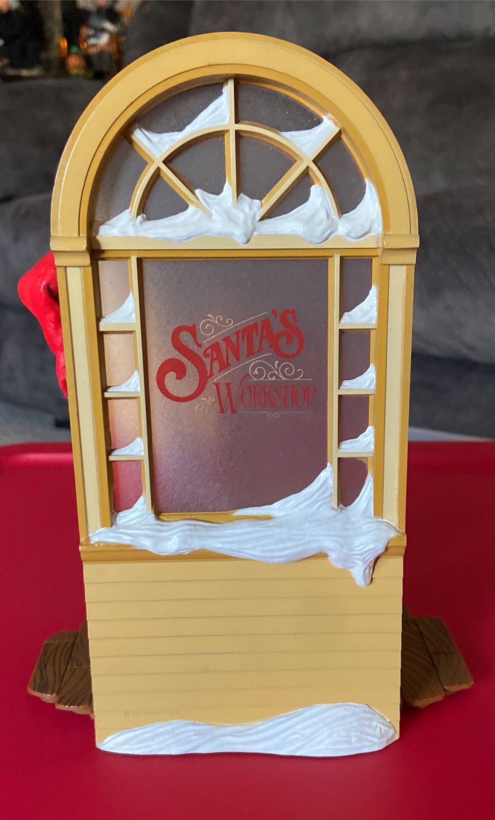 Hallmark Keepsake. Christmas. 1980. Santa’s Workshop. Table Decoration. - Table Top Decoration (Santa’s Workshop) ornament collectible - Main Image 2