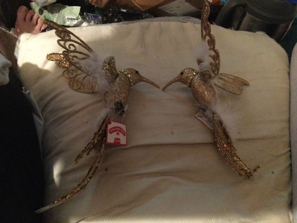 Hummingbird Gold - Holiday Time ornament collectible - Main Image 2