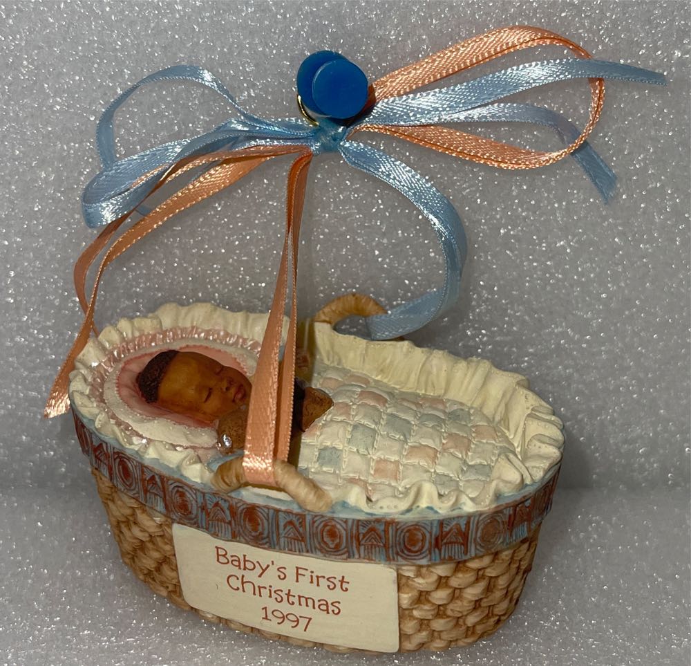 Baby’s First Christmas Harlem Textile Works  (Baby) ornament collectible [Barcode 015012377002] - Main Image 3