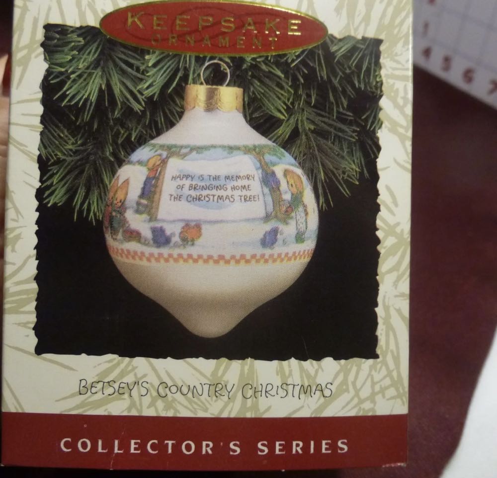 Betsy’s Country Christmas (2nd In Series)  ornament collectible - Main Image 2