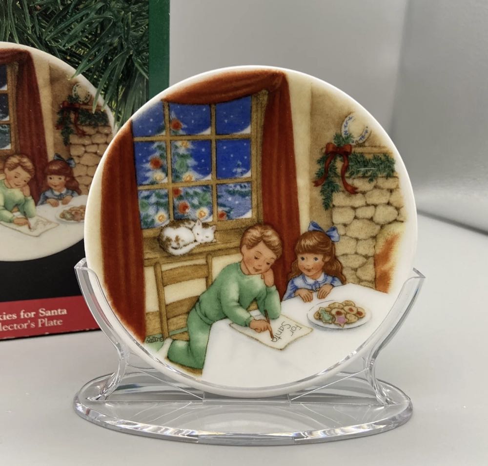 Collector Plate - Cookies For Santa (4th In Series)  ornament collectible - Main Image 2