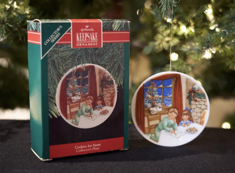 Collector Plate - Cookies For Santa (4th In Series)  ornament collectible - Main Image 3