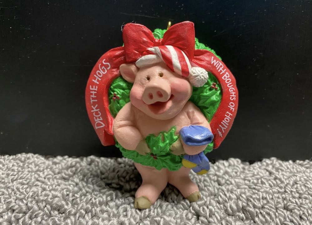 Deck The Hogs  ornament collectible - Main Image 2