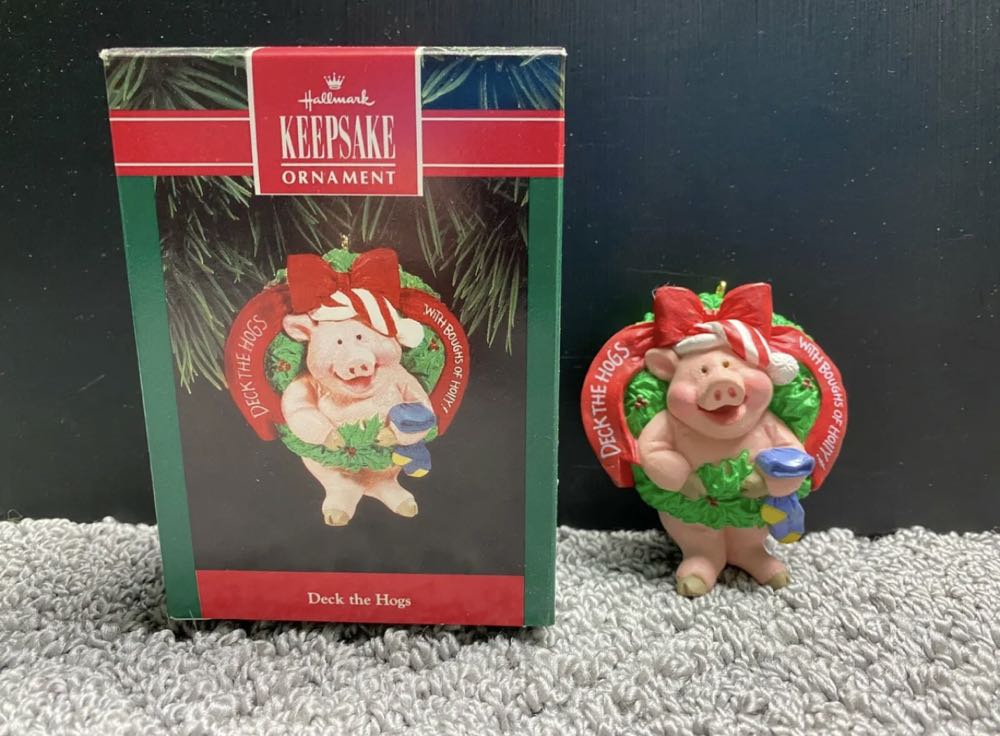 Deck The Hogs  ornament collectible - Main Image 3