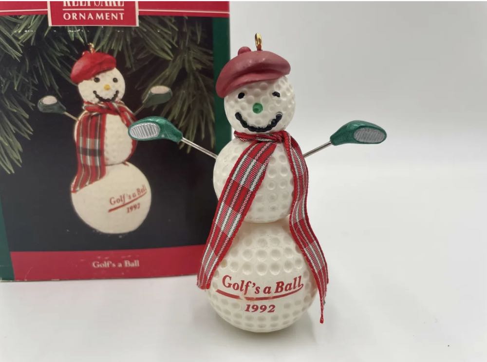Golf’s A Ball  ornament collectible [Barcode 070000027420] - Main Image 2