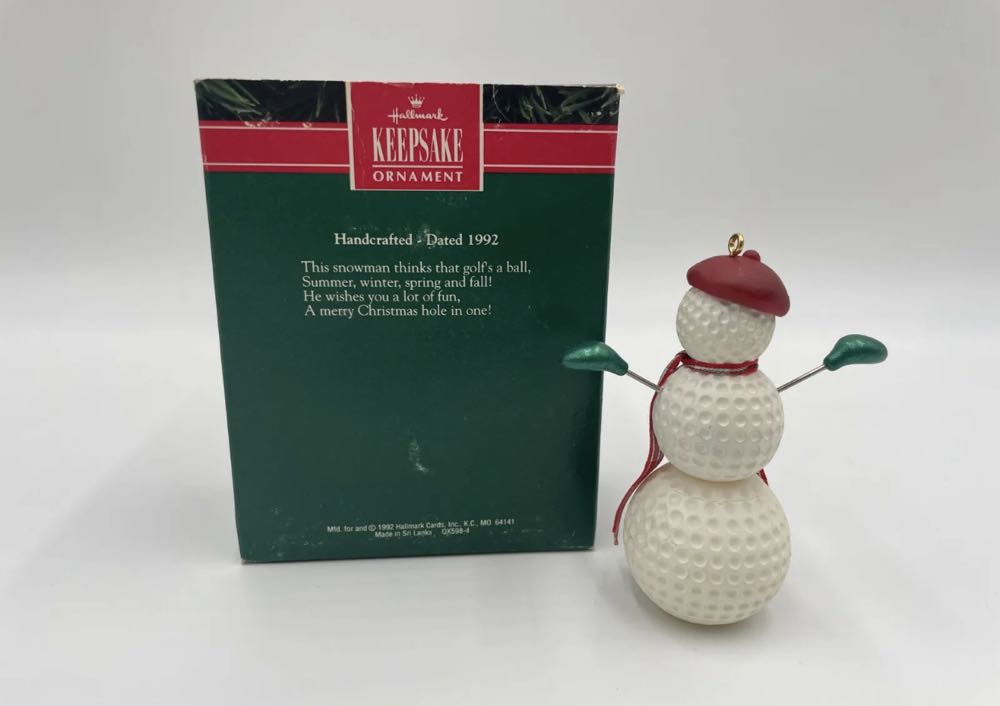 Golf’s A Ball  ornament collectible [Barcode 070000027420] - Main Image 3