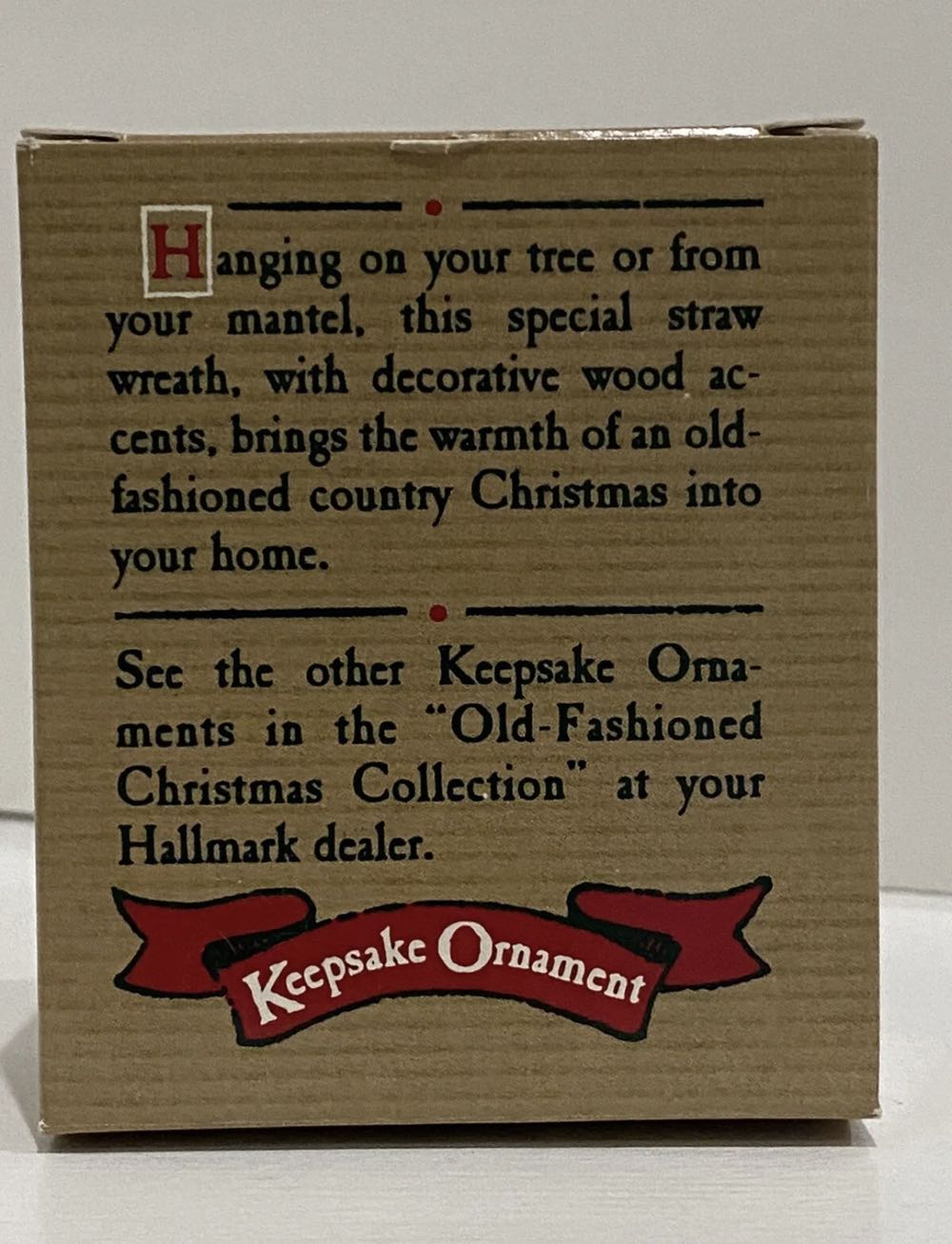 Country Wreath  ornament collectible - Main Image 2