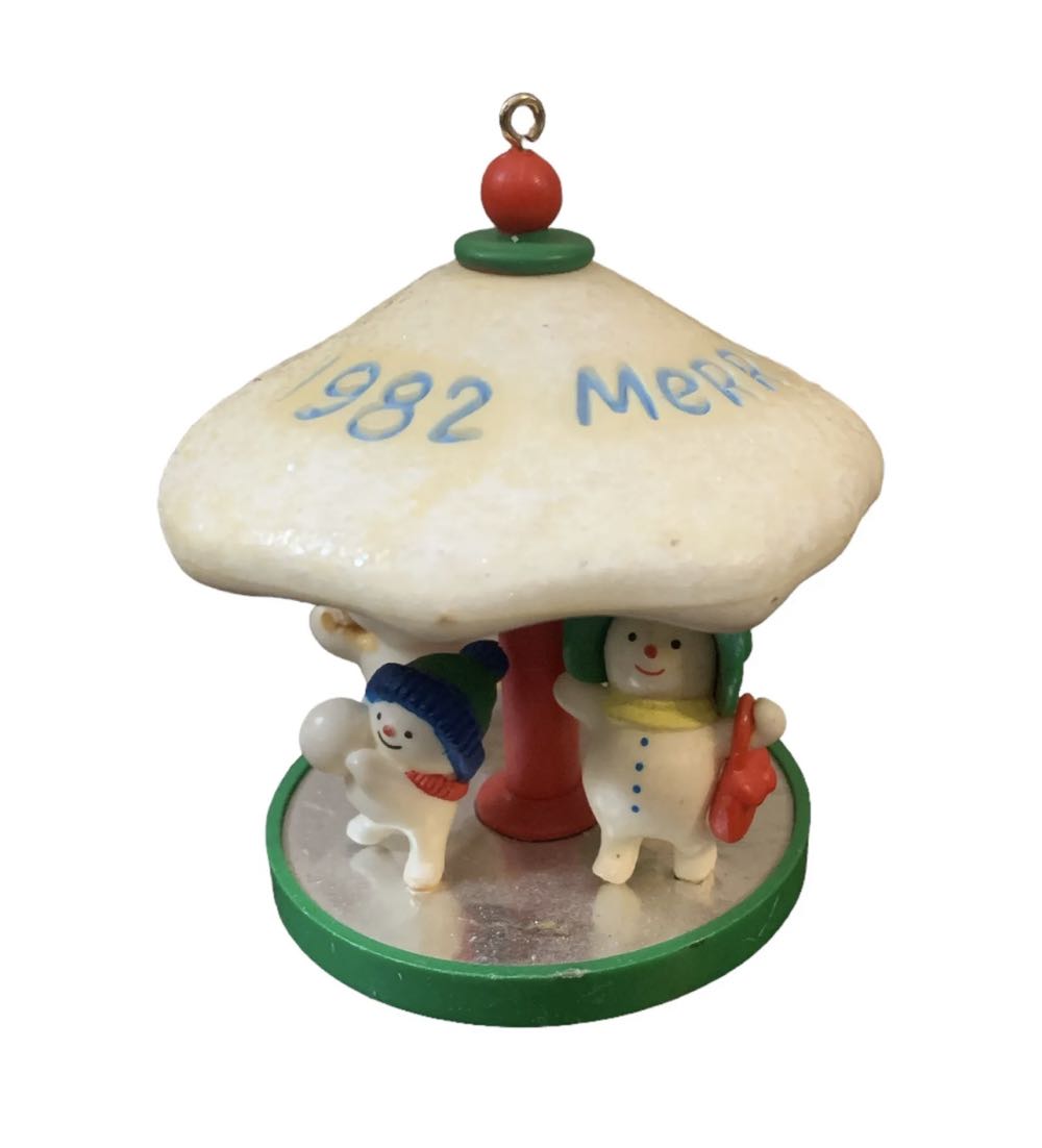 Snowman Carousel (5th In Series)  ornament collectible - Main Image 2