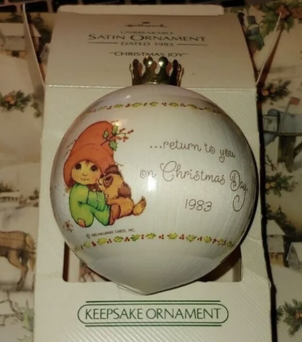 Christmas Joy  ornament collectible - Main Image 3