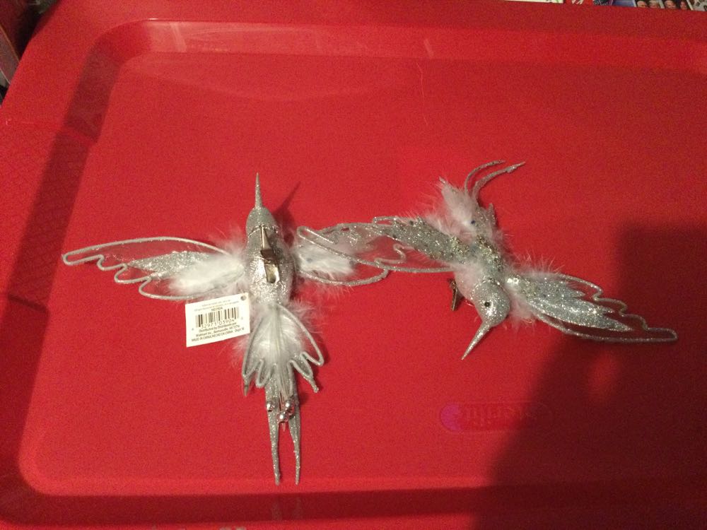 Hummingbird Silver - Holiday Time ornament collectible - Main Image 2