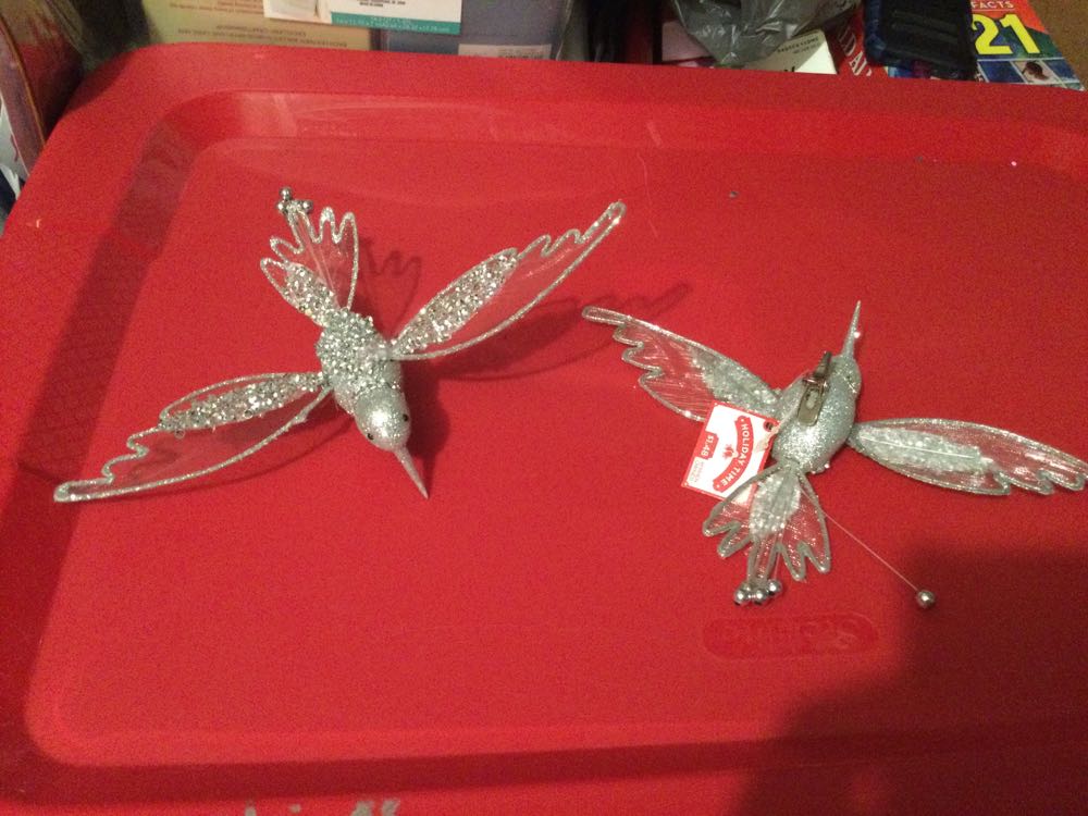 Hummingbird Silver - Holiday Time ornament collectible - Main Image 2