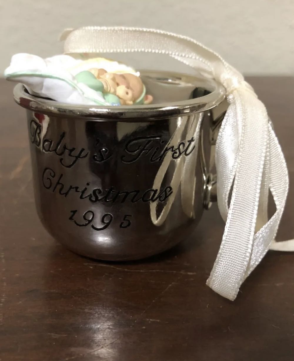 Baby’s First Christmas Teacup  ornament collectible - Main Image 3