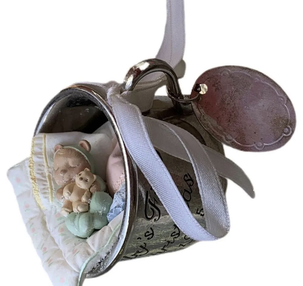 Baby’s First Christmas Teacup  ornament collectible - Main Image 4
