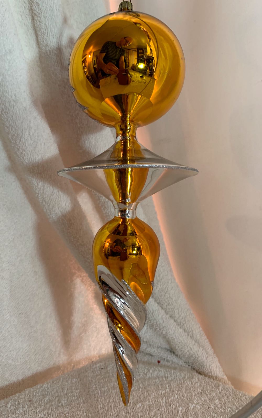 Spintop Gold & Silver - Vintage Collection (Christmas Tree Ornament) ornament collectible - Main Image 3