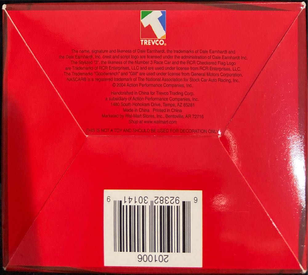 Nascar Dale Earnhardt #3 Christmas Goodwrench Car  ornament collectible [Barcode 692382301419] - Main Image 4