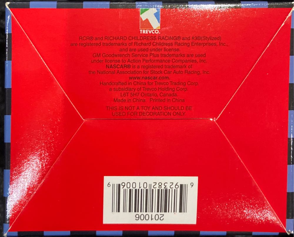 NASCAR 3 Goodwrench  ornament collectible [Barcode 692382010069] - Main Image 3