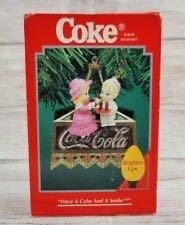 Vintage Coca Cola Enesco Have Coke Nd Smile Christmas Brighten Ups  ornament collectible [Barcode 045544191692] - Main Image 1