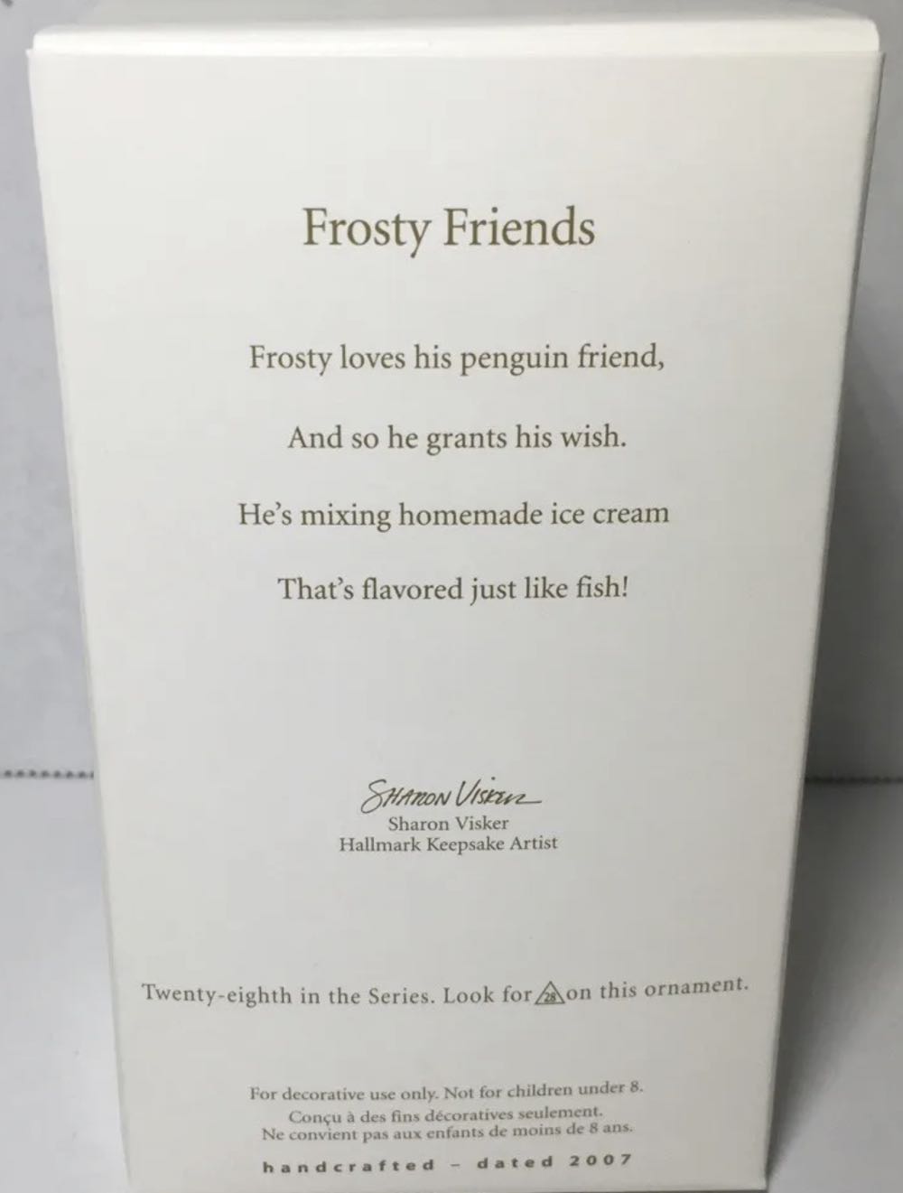 Frosty Friends (28th In Series)  ornament collectible - Main Image 4