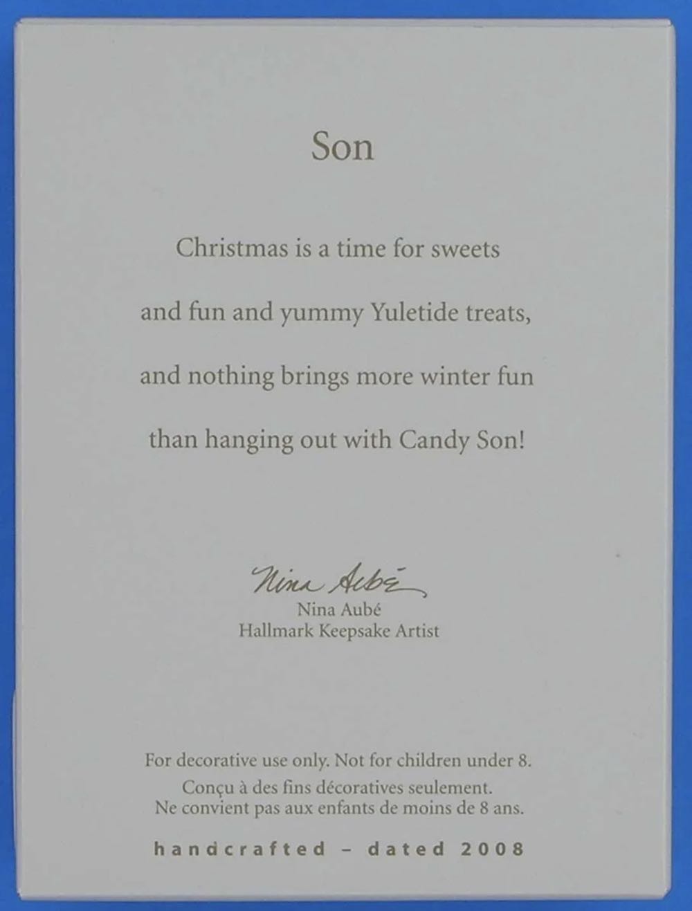 Son  ornament collectible - Main Image 2