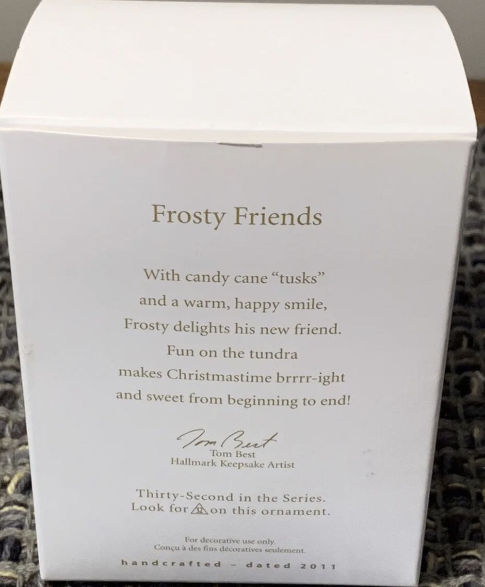 Frosty Friends (32nd In Series)  ornament collectible - Main Image 3