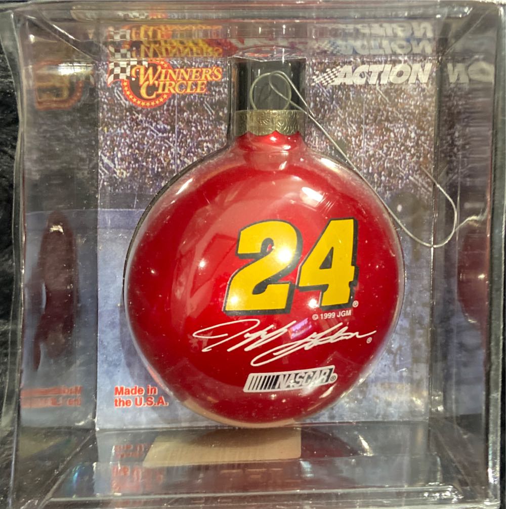 Jeff Gordon #24 Christmas Ball  ornament collectible [Barcode 040766005574] - Main Image 2