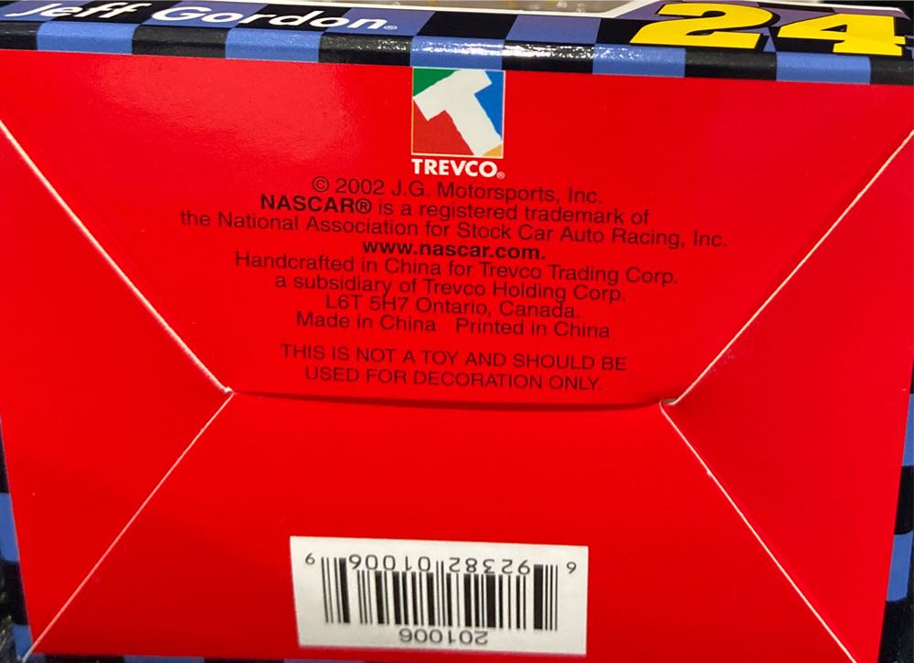 **Jeff Gordon Christmas Ornament #24  ornament collectible [Barcode 692382010069] - Main Image 3