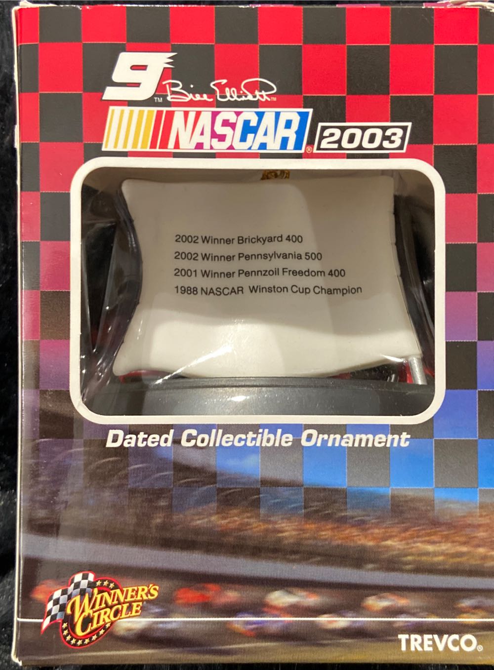 9 Bill Elliott  ornament collectible [Barcode 692382221670] - Main Image 2