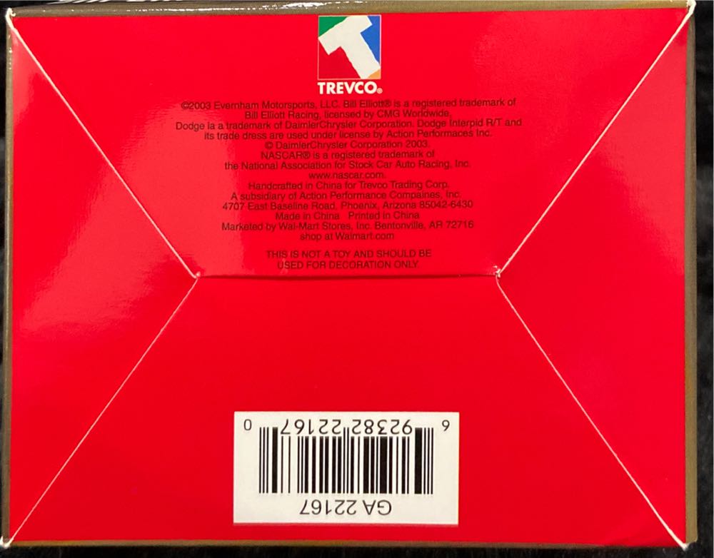 9 Bill Elliott  ornament collectible [Barcode 692382221670] - Main Image 4