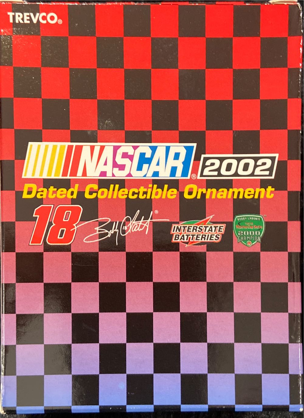 New Nascar Bobby Labonte #18 Dated From Trevco  ornament collectible [Barcode 692382214511] - Main Image 3