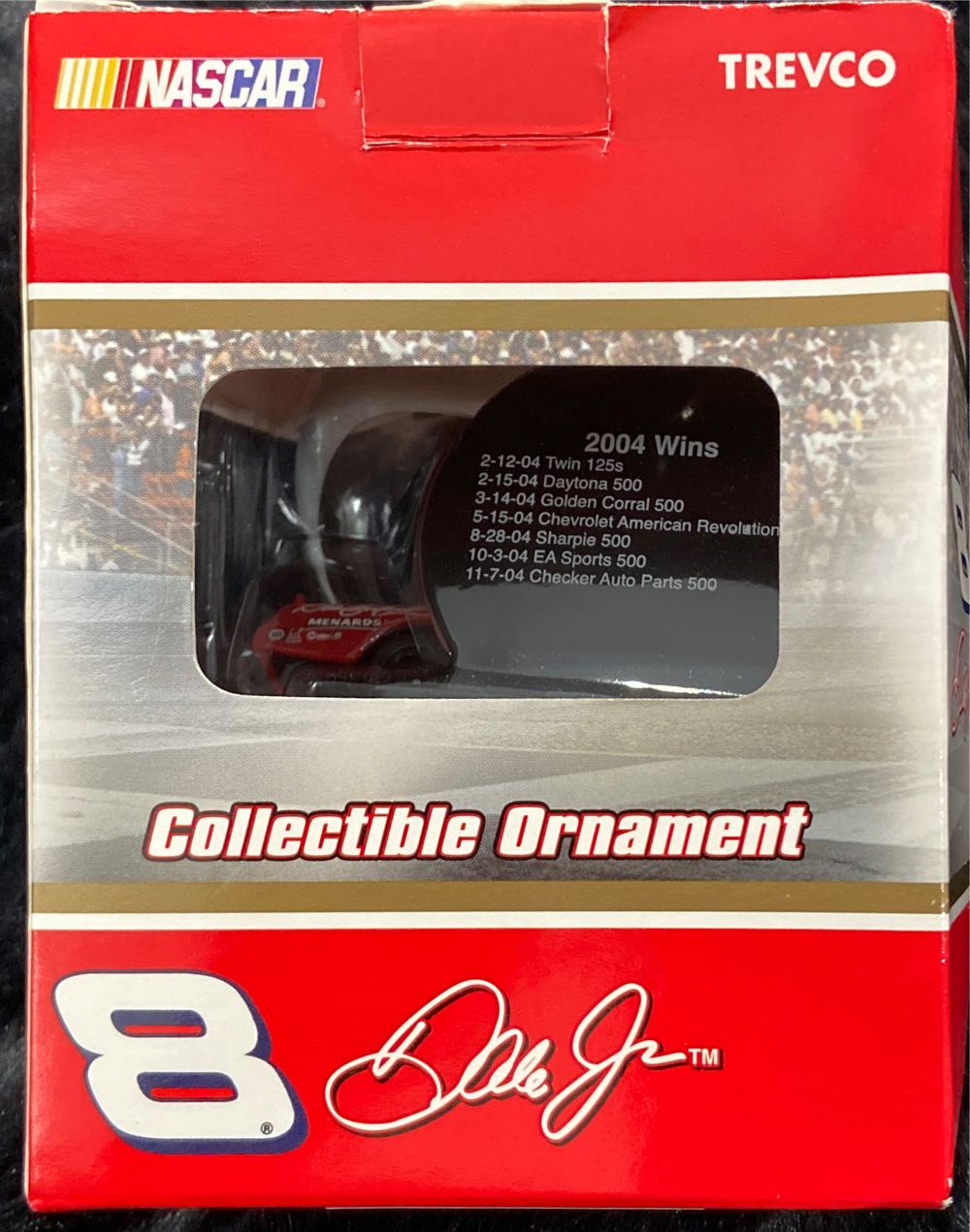 Trevco 8 Dale Jr  ornament collectible - Main Image 2