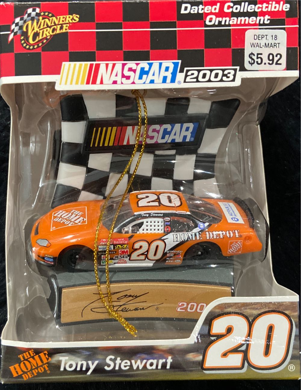 Winner’s Circle Tony Stewart #20 Home Depot Nip  ornament collectible [Barcode 692382222387] - Main Image 2