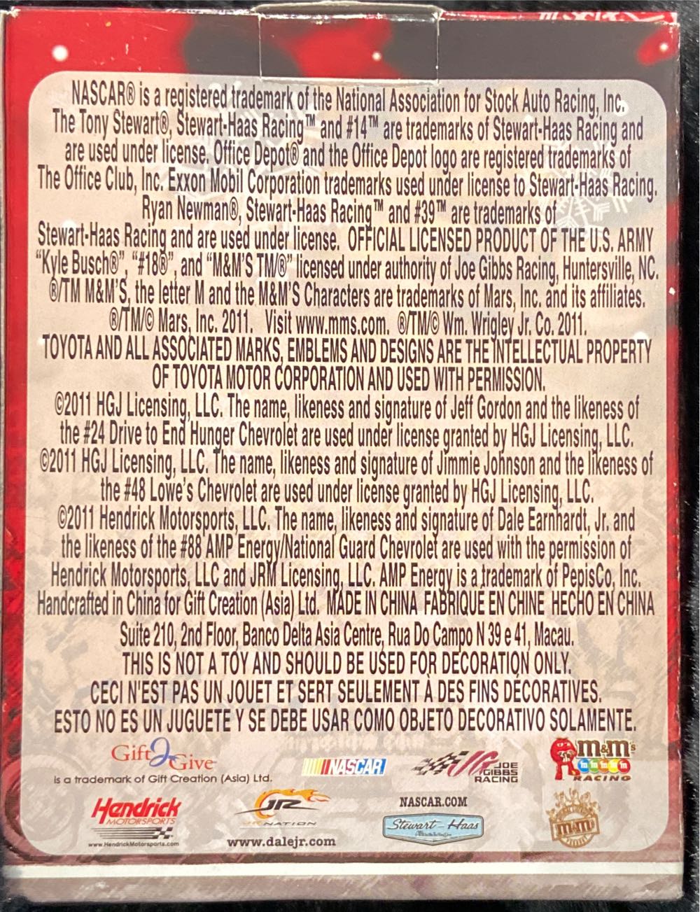 NASCAR 24 Snow Sled  ornament collectible [Barcode 9587651004898] - Main Image 3