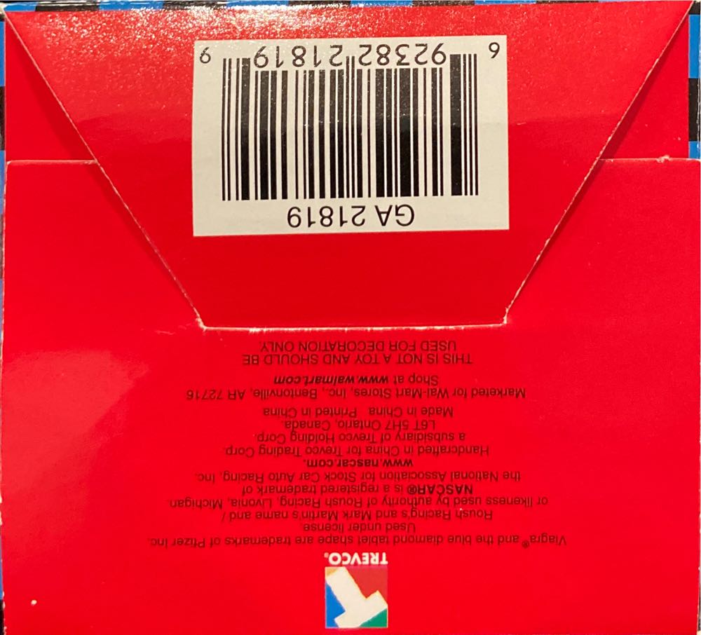 Trevco Viagra Nascar Mark Martin #6 Helmet Racing Mini  (nascar) ornament collectible [Barcode 692382218199] - Main Image 4