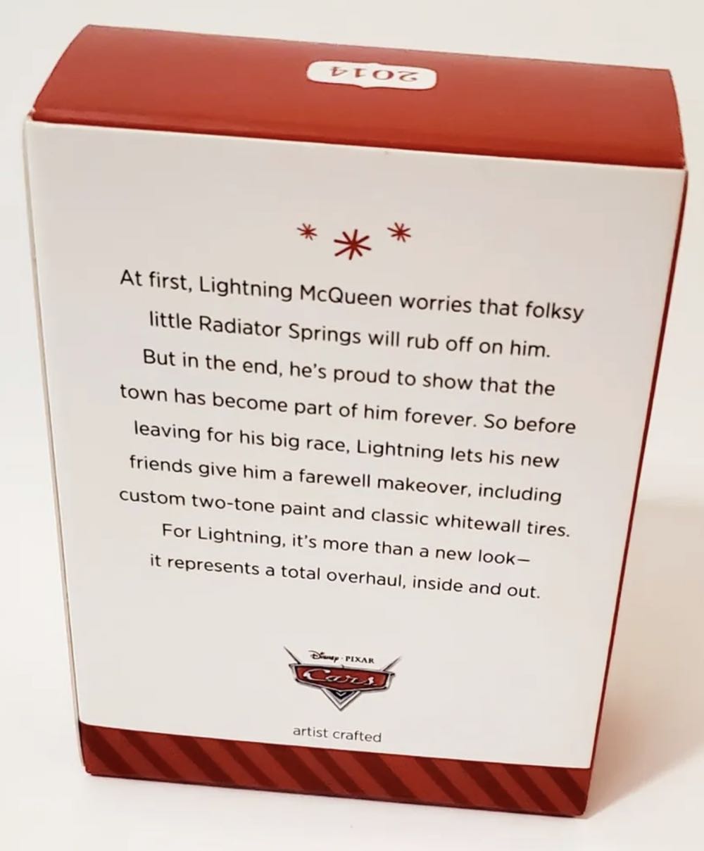 Radiator Springs Lightning McQueen  ornament collectible - Main Image 4