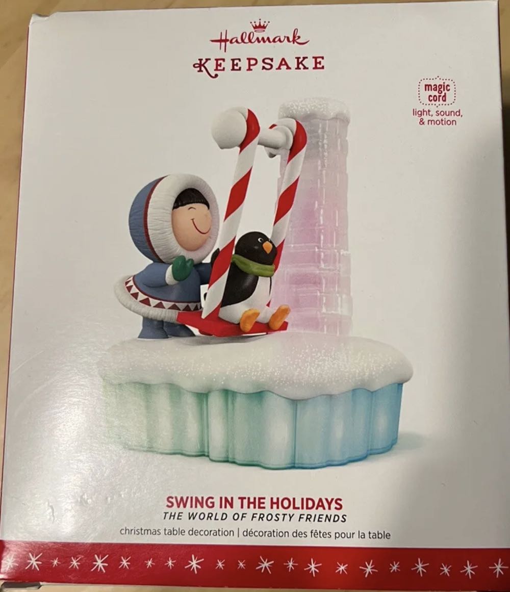 Frosty Friends - Swing In The Holidays  ornament collectible - Main Image 2